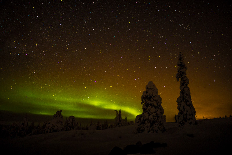 Auroras Northern Lights Trip By Car And On Foot Lapland Welcome